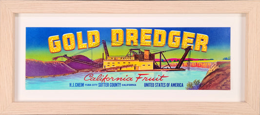 Gold Dredger Produce Label