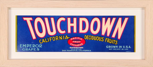 Touchdown Produce Label